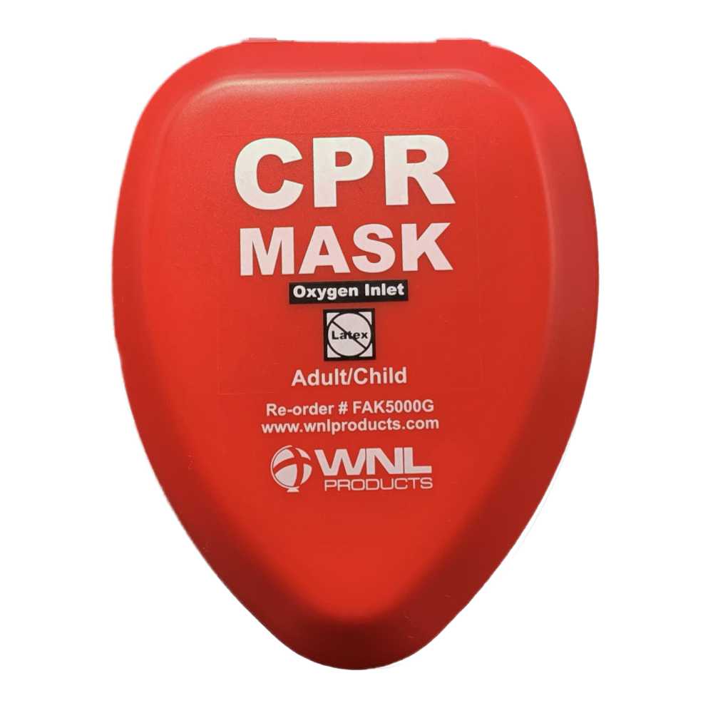 *Instructor Special* Adult/Child CPR Mask W/Hard Case#FAK-5000-G