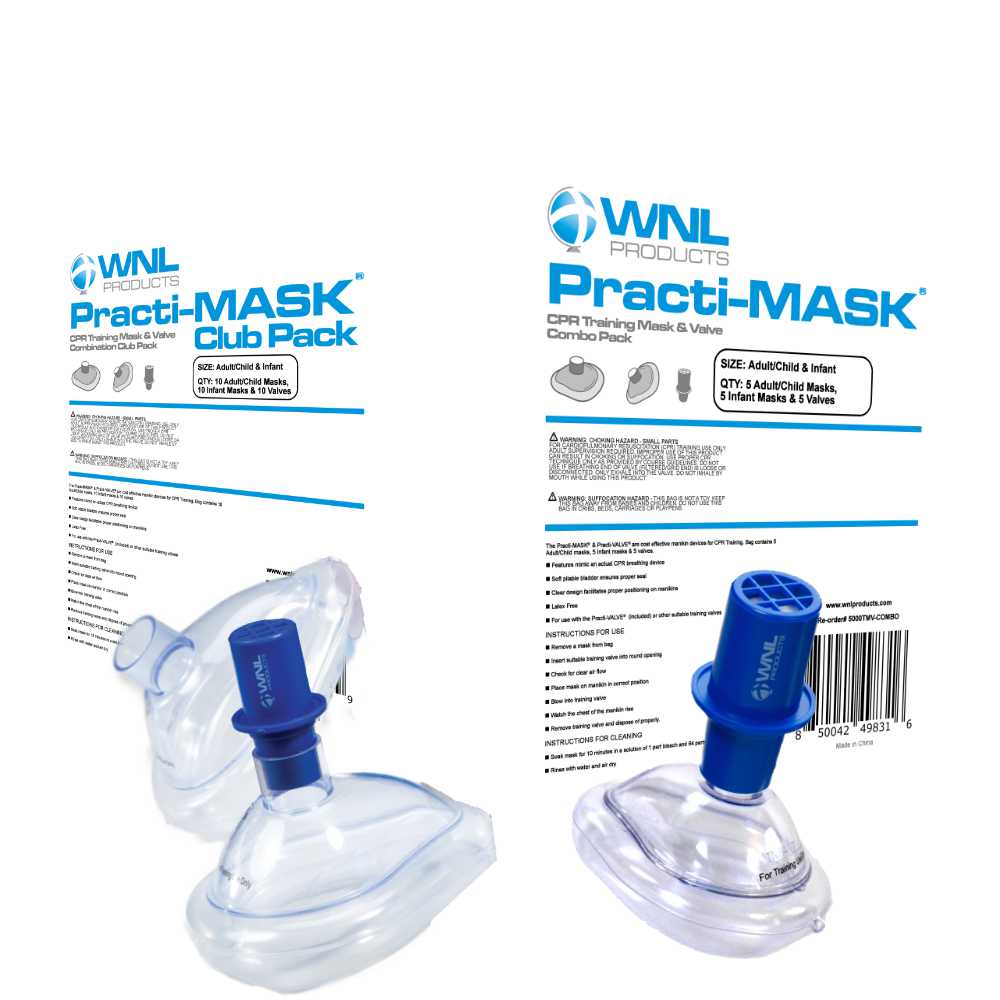 Practi-mask® & Valve - Adult Child & Infant 